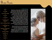 Tablet Screenshot of bridal-secrets.com